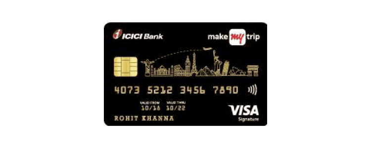 MakeMyTrip ICICI Bank Signature Credit Card